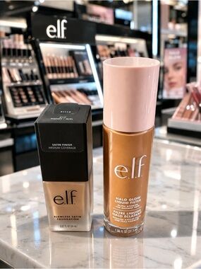 Halo Glow Liquid Filter & Flawless Satin Foundation Bundle - Brand New!